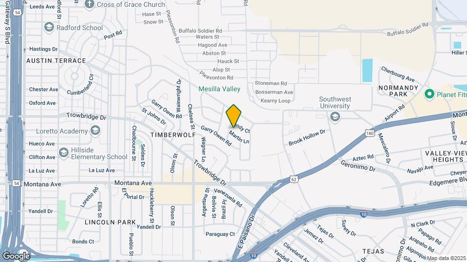5505 Martin Ln Map and Location Details