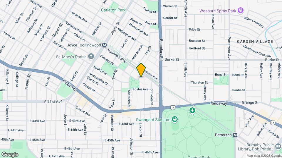 5380 Oben St Map and Location Details