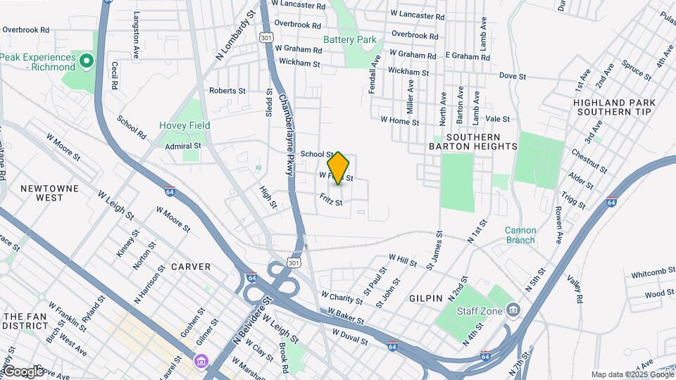 1610 Tyler St Map and Location Details