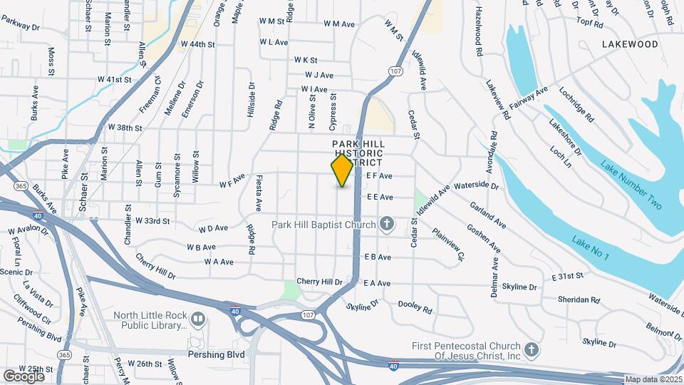 3430 N Cypress St Mapa y Detalles de la Ubicación