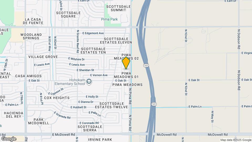 2333 N 87th Way Map and Location Details