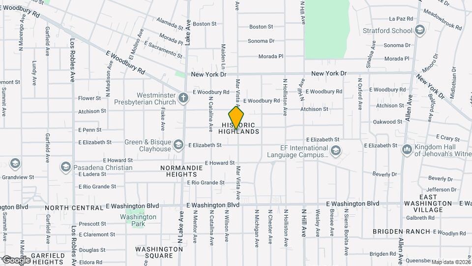 1649 Mar Vista Ave Map and Location Details