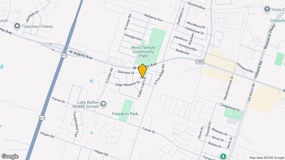 326 Fallen Leaf Ln Mapa y Detalles de la Ubicación