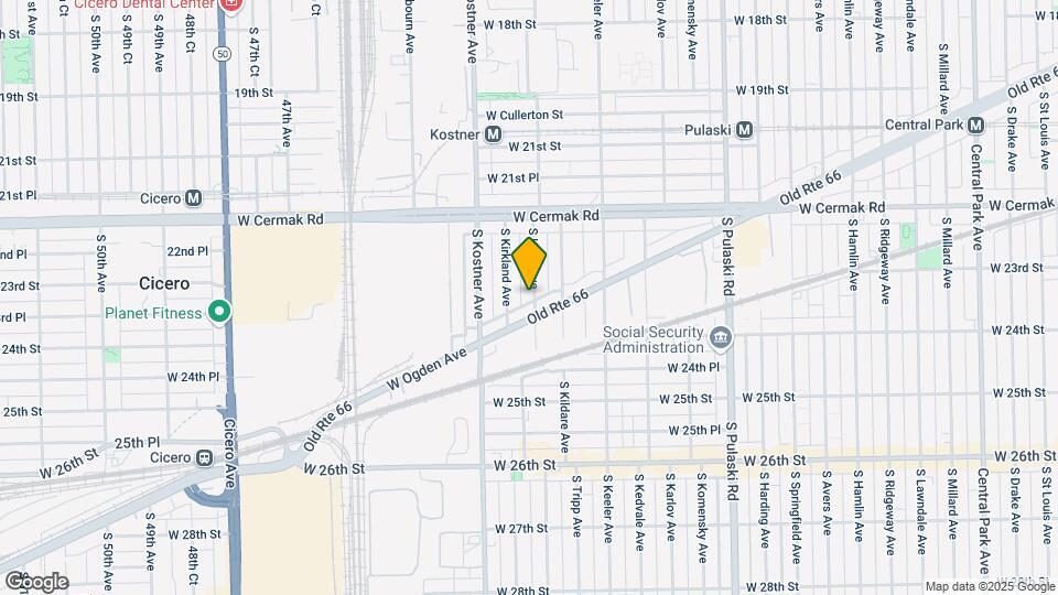 2316 S Kolin Ave Mapa y Detalles de la Ubicación