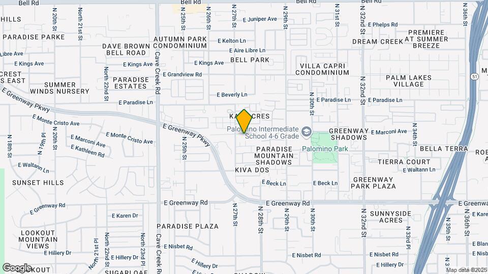 2715 E Marconi Ave Map and Location Details