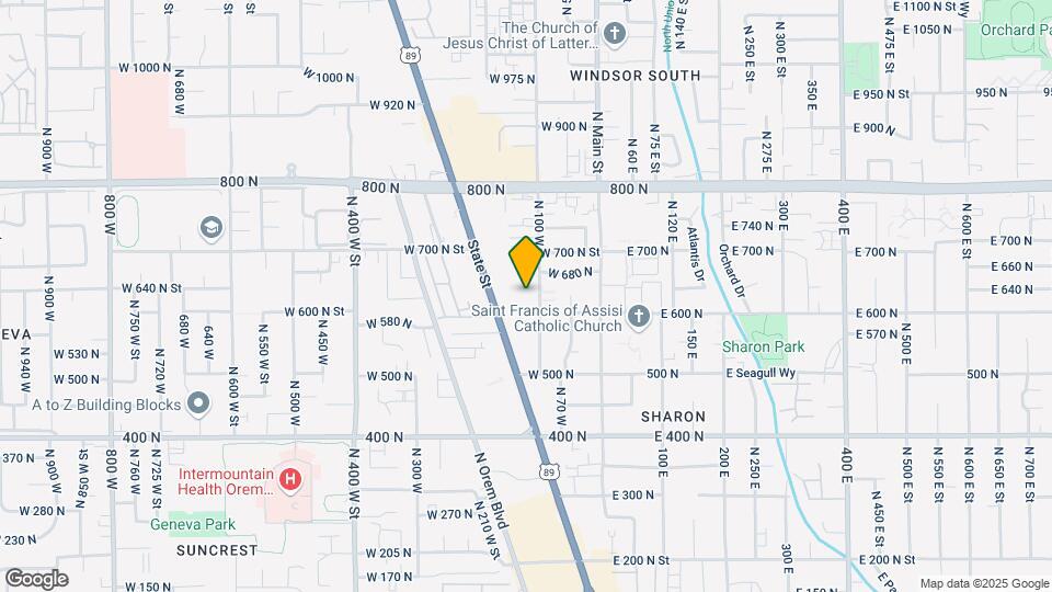615 N 100 W Map and Location Details
