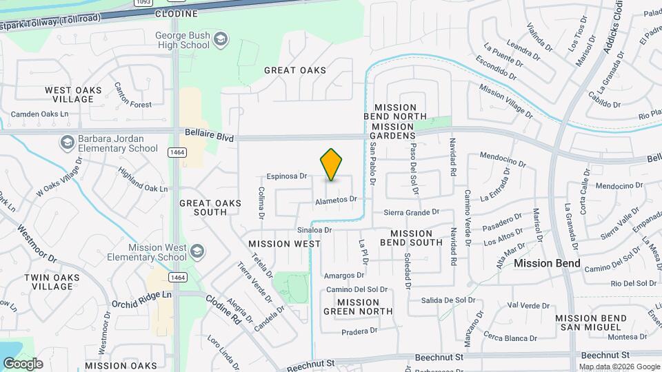 7223 Londres Dr Map and Location Details