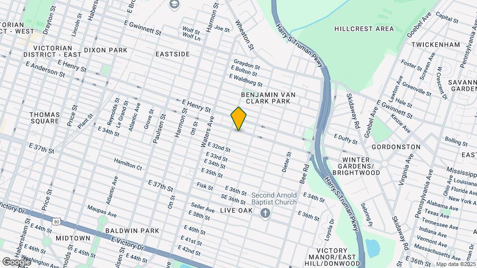 1211 E Anderson St Map and Location Details