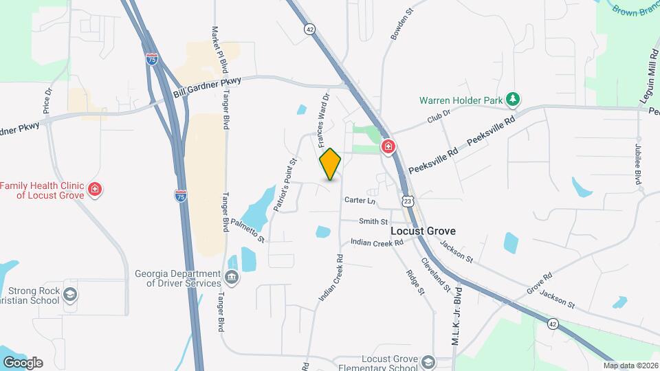 927 Justice Dr Mapa y Detalles de la Ubicación