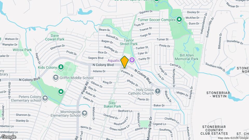 5609 Powers St Map and Location Details