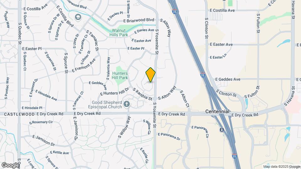 7305 S Xenia Cir Map and Location Details