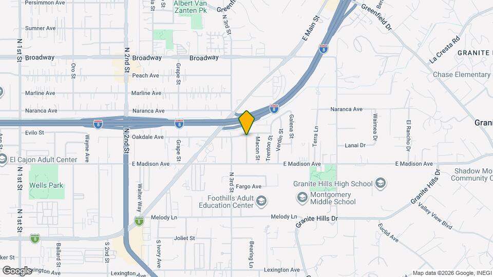 590 Durham St Mapa y Detalles de la Ubicación