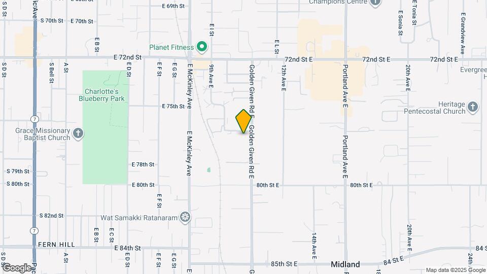 1018 76 St Ct E Map and Location Details