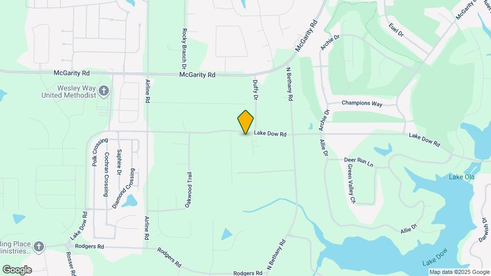 1374 Lake Dow Rd Map and Location Details