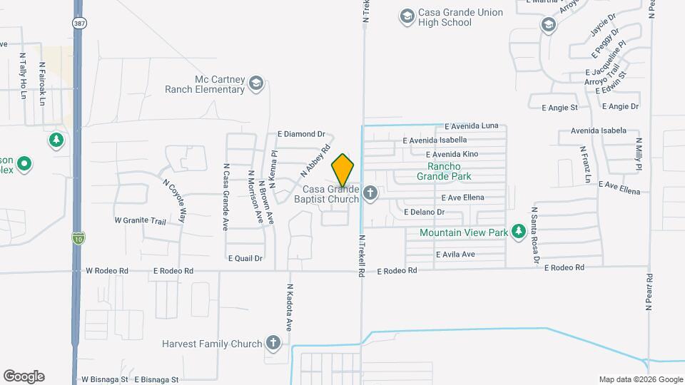 980 E Wiley Way Map and Location Details