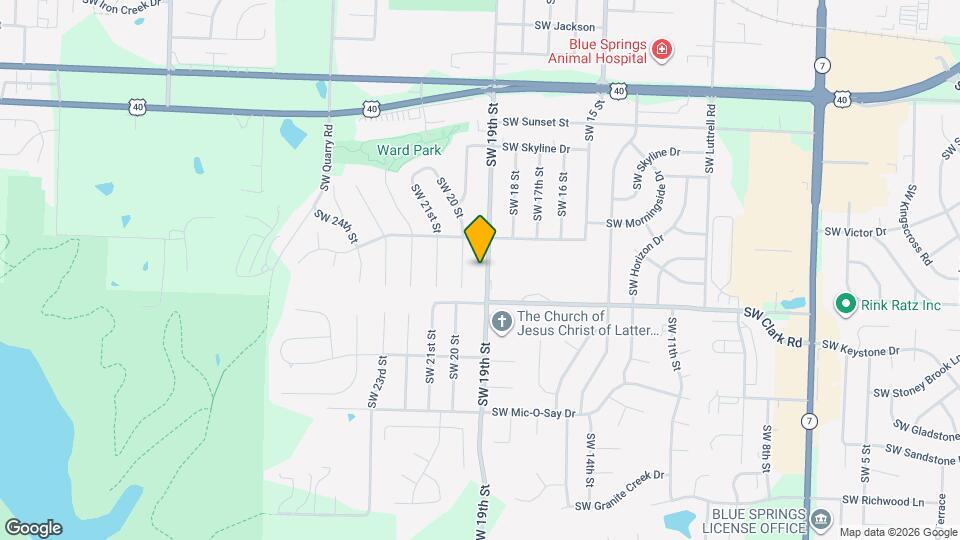 1309 SW 19th St Map and Location Details