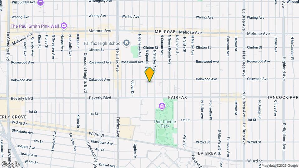 354 N Spaulding Ave Map and Location Details