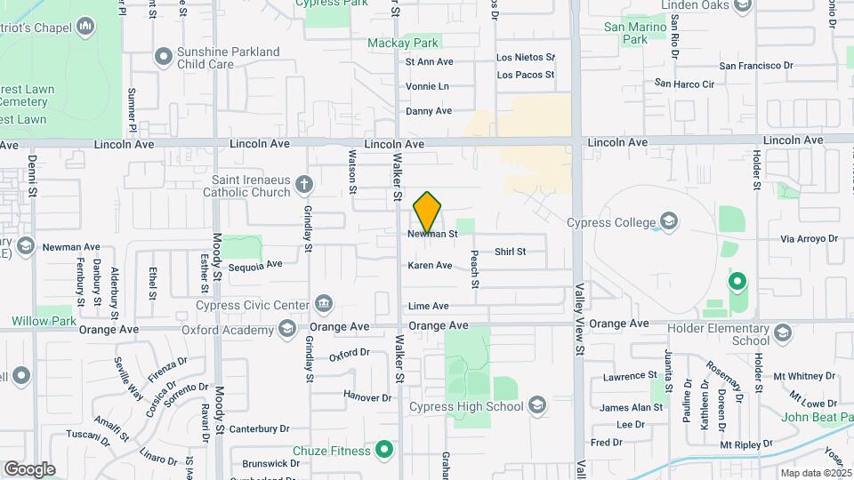 5578 Newman St Map and Location Details