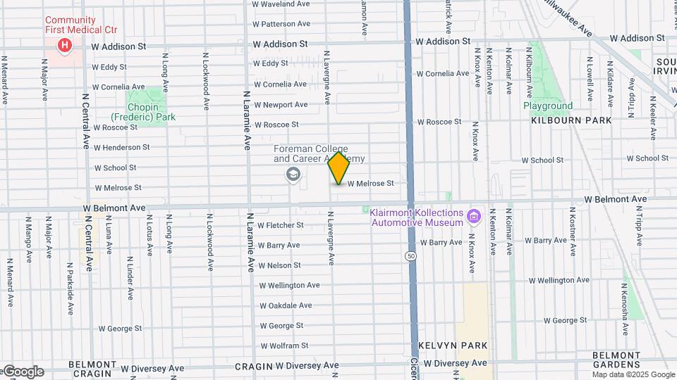 4949 W Melrose St, Unit 2nd fl Mapa y Detalles de la Ubicación