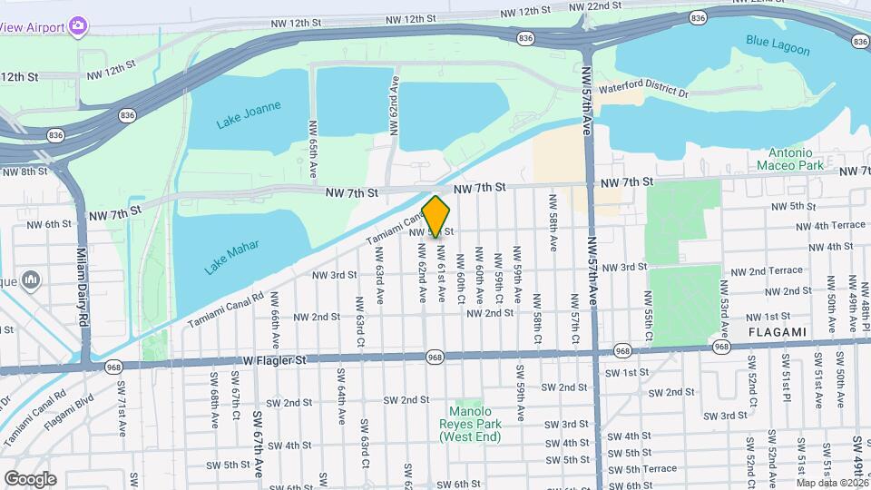 400 NW 61st Ave Map and Location Details