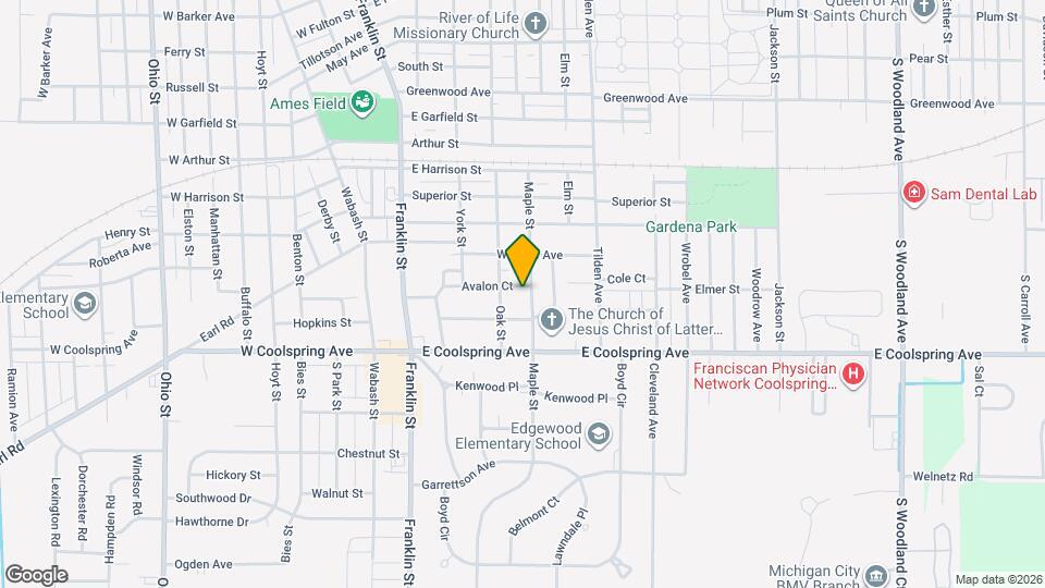 2303 Maple St Mapa y Detalles de la Ubicación