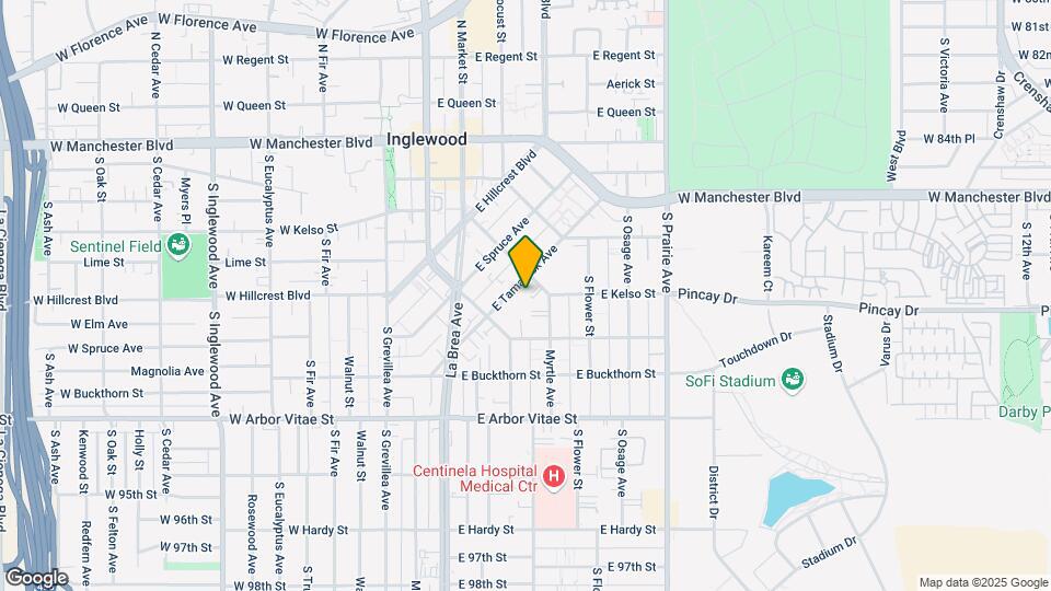 234 E Tamarack Ave Map and Location Details
