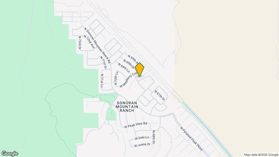 6842 W Nadine Way Map and Location Details