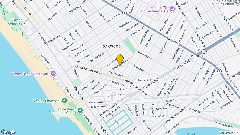 637 Santa Clara Ct Map and Location Details