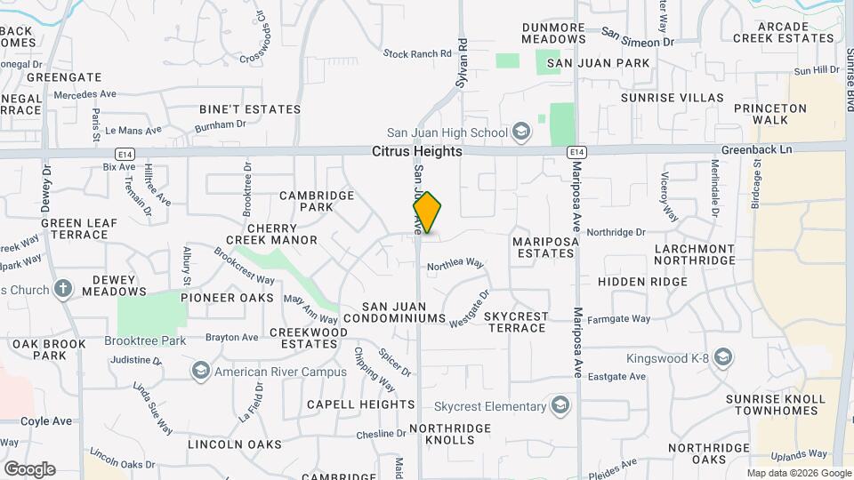 6010 San Juan Ave Map and Location Details