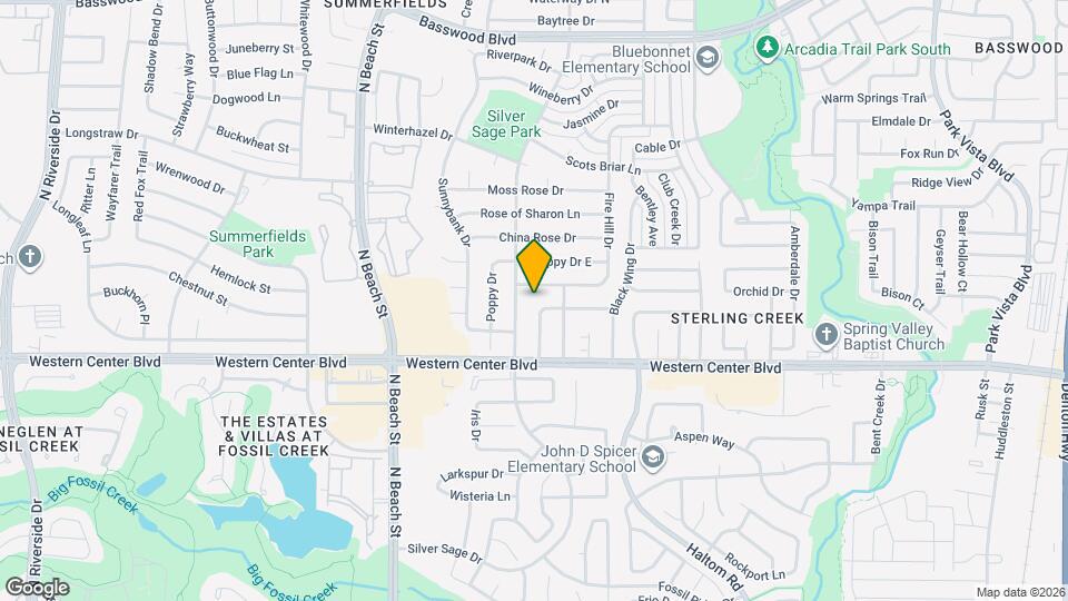 6733 Dandelion Dr Map and Location Details