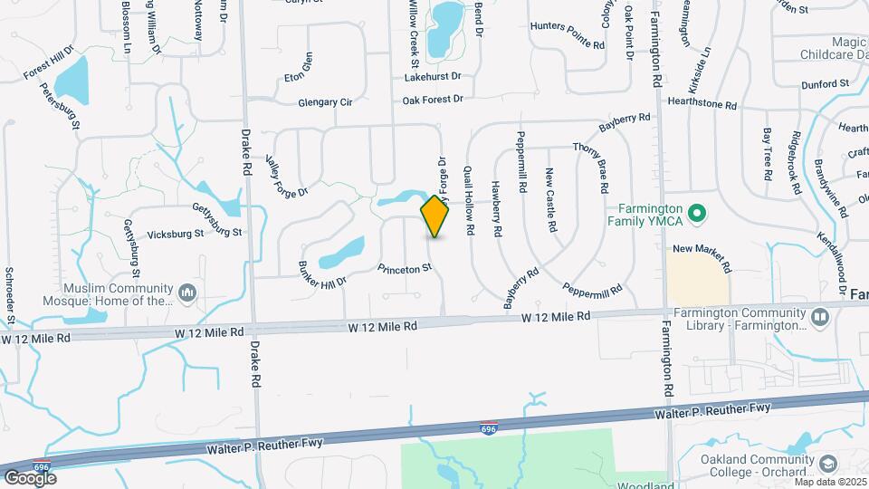 34572 Bunker Hill Dr Map and Location Details