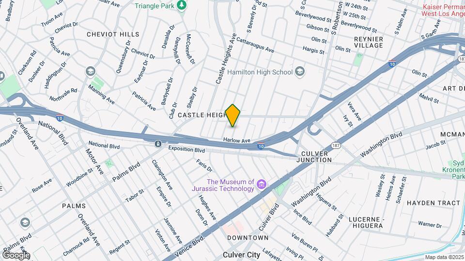 3335 Oakhurst Ave Map and Location Details