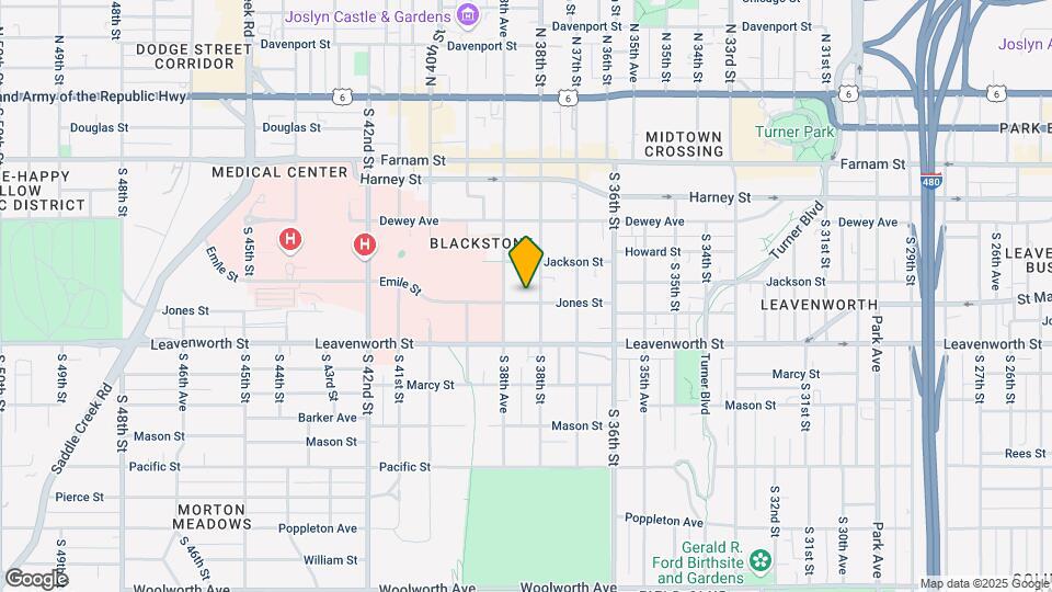 3820 Jones Street Apartments Mapa y Detalles de la Ubicación
