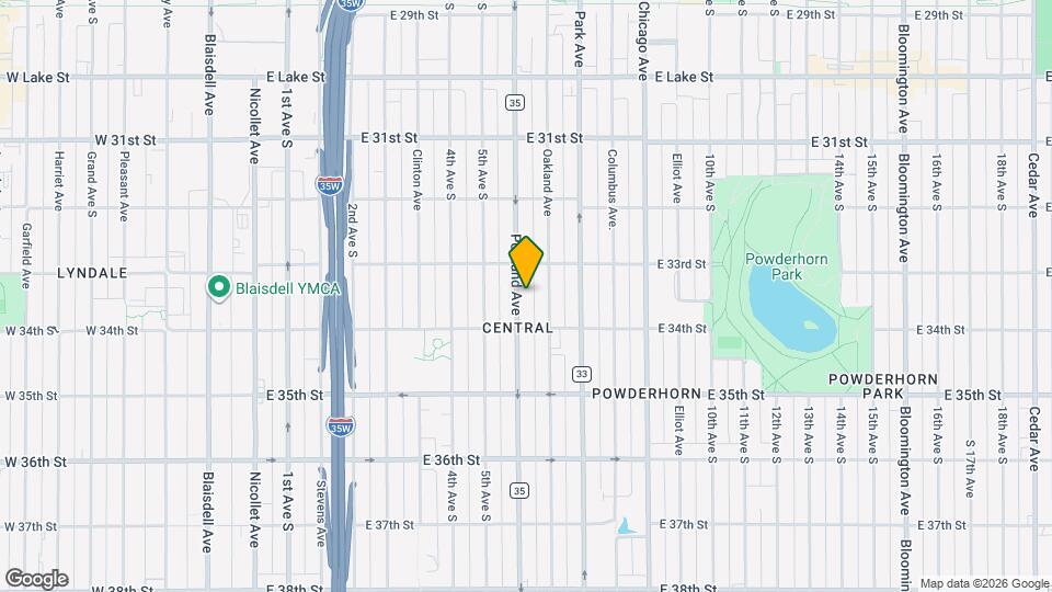 3327 Portland Ave Map and Location Details