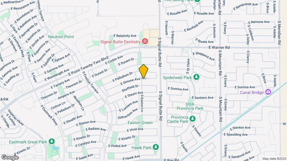 10701 E Simone Ave Map and Location Details