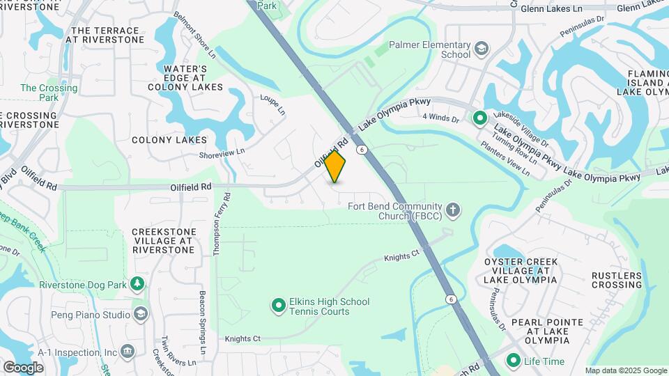 7227 Colony Bend Ln Map and Location Details