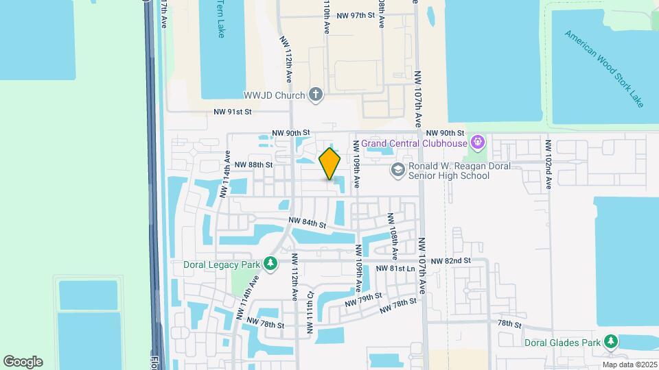 8631 NW 110th Ave Map and Location Details