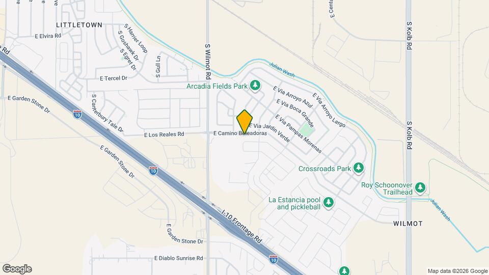 6459 E Paseo Alga Map and Location Details
