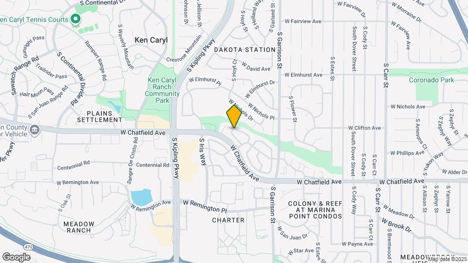 9701 W Chatfield Ave Map and Location Details