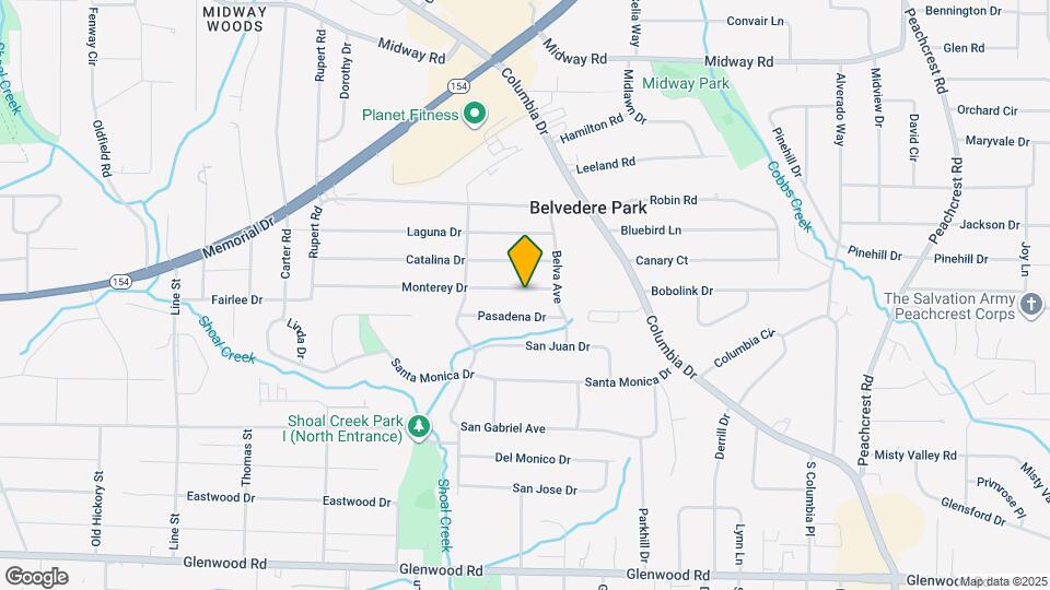 3017 Monterey Dr Map and Location Details