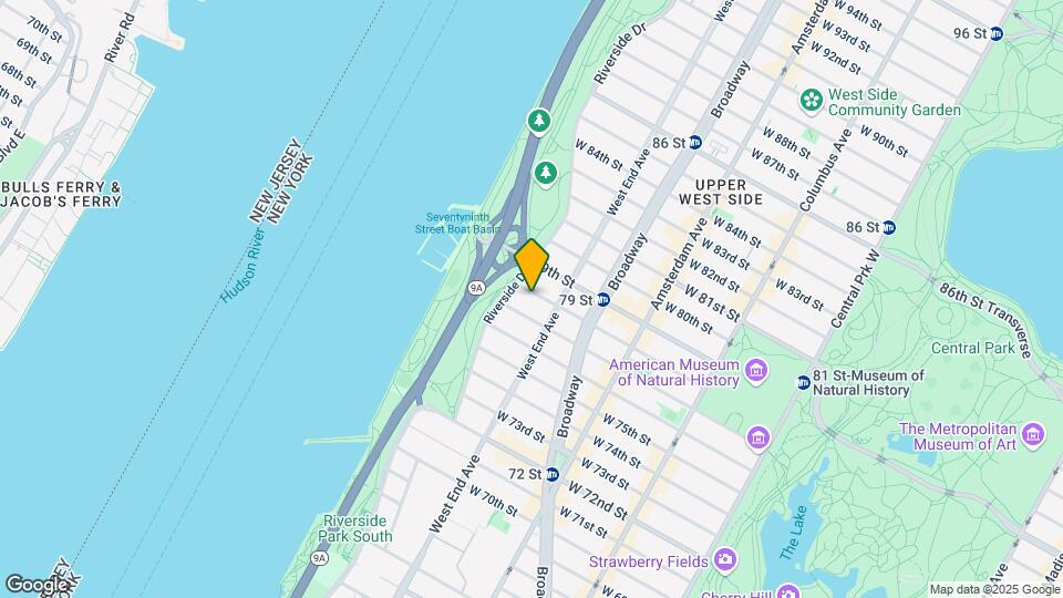 320 W 78th St Map and Location Details