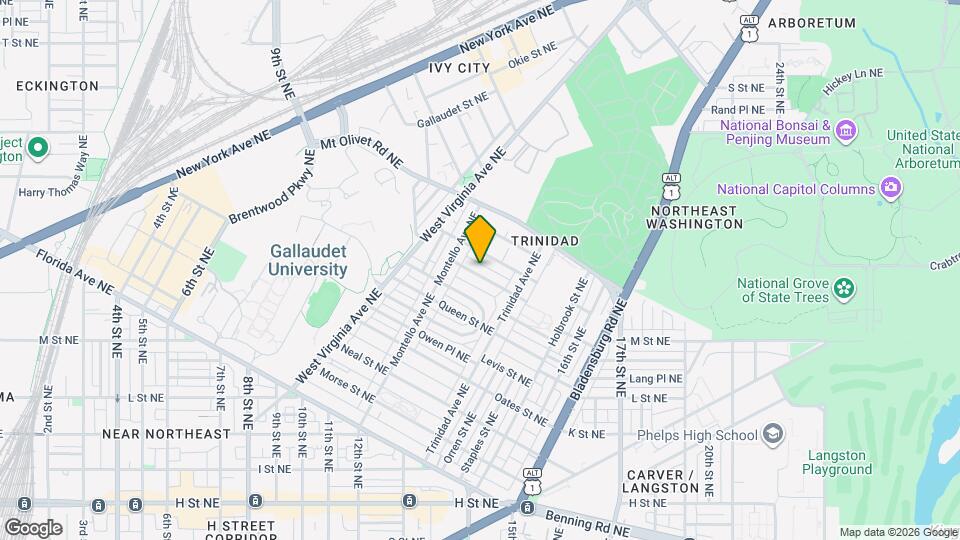 1230 Meigs Pl NE Map and Location Details