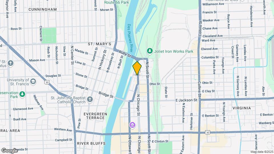 519 N Chicago St Map and Location Details