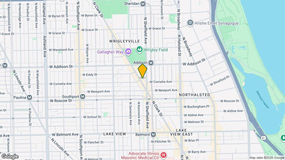 3477 N Clark St Map and Location Details