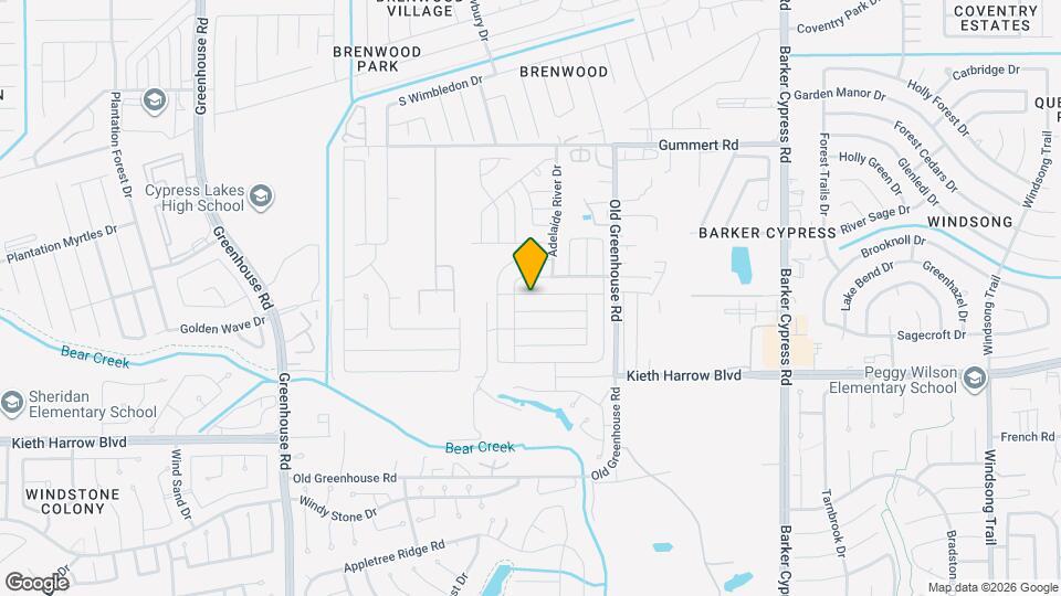18631 Rock Flats Ravine Dr Map and Location Details