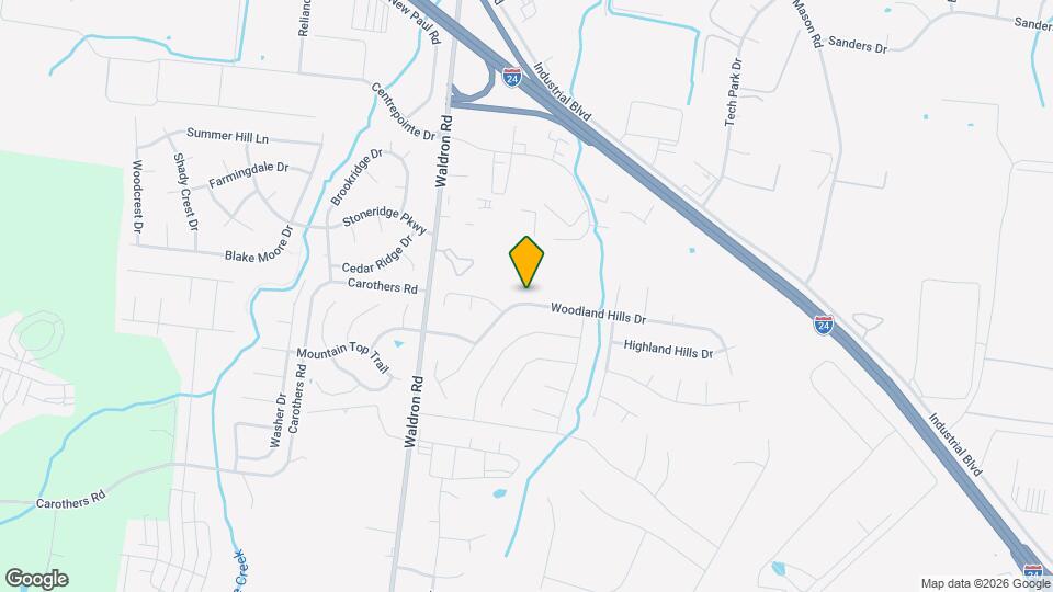 533 Woodland Hills Dr Map and Location Details