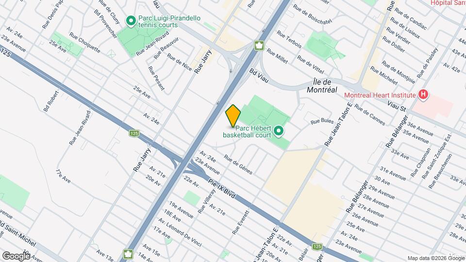 7533-7539 Hébert Rue Map and Location Details