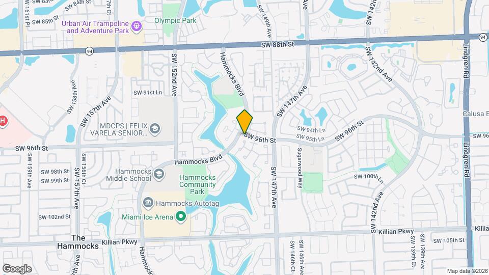 9614 SW 148th Ct Map and Location Details