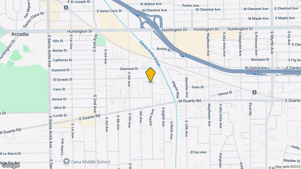 1617 Encino Ave Map and Location Details