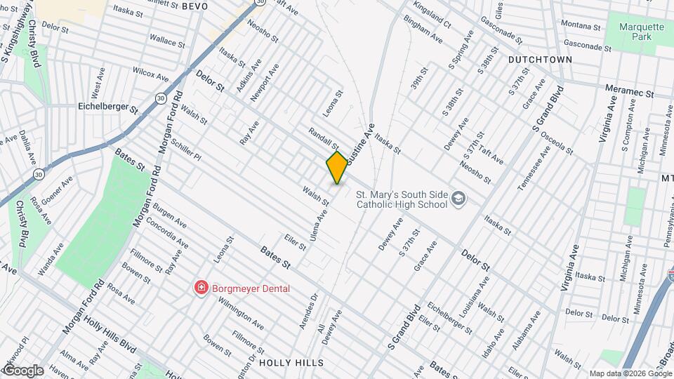 5033 Ulena Ave Map and Location Details